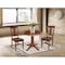 International Concepts Round 30 in Round Top Pedestal Table with 2 Chairs, Espresso, 30 in W, 30 in L, 29.9 in H, Wood K581-30RT-27B-C10-2 - alternate 2